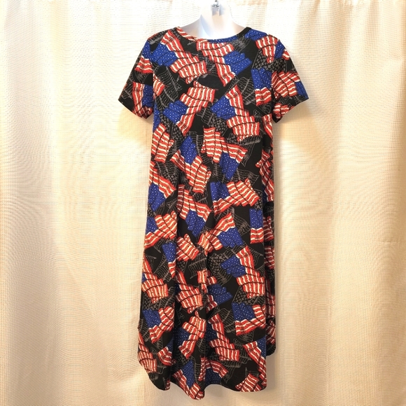 Lularoe Patriotic Carly Dress - Picture 2 of 9